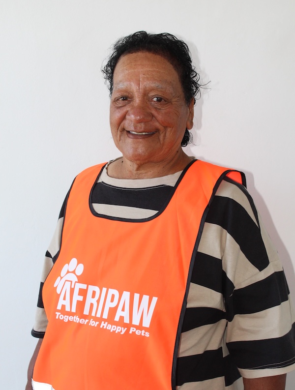 Portrait of Bernadette, AfriPaw ambassador.