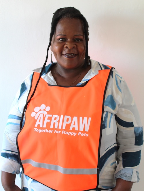 Portrait of Florence, AfriPaw ambassador.