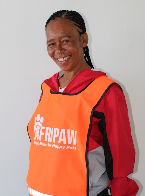 Portrait of Gillian, AfriPaw ambassador.