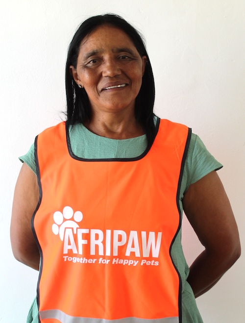 Portrait of Hajiera, AfriPaw ambassador.