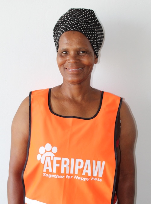 Portrait of Lusanda, AfriPaw ambassador.