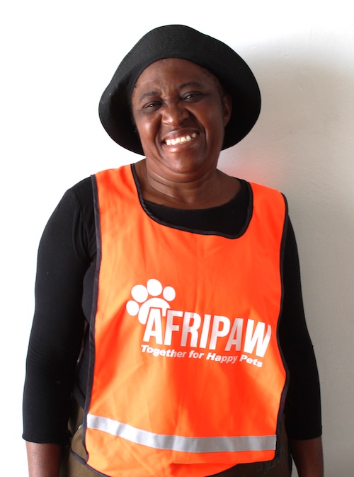 Portrait of Mirriam, AfriPaw ambassador.