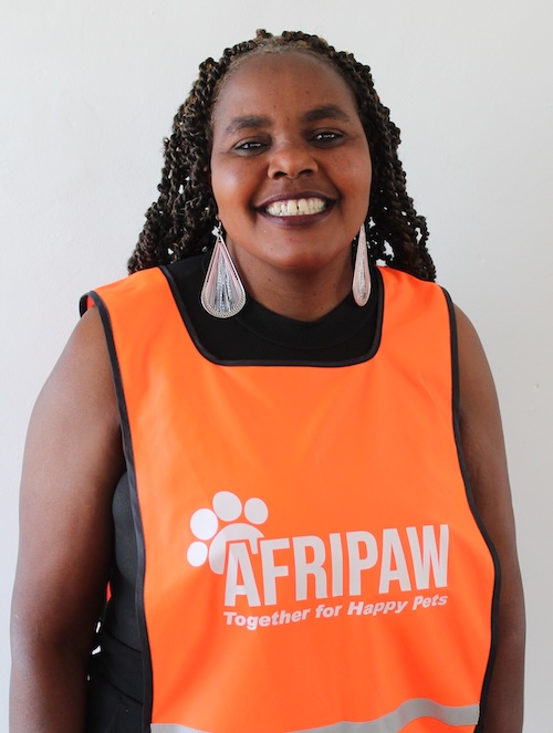 Portrait of Rahab, AfriPaw ambassador.